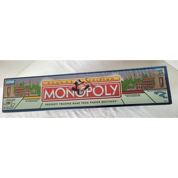 MONOPOLY Deluxe Edition (1998) – Factory Sealed – Vintage Parker Brothers Board - Picture 7 of 8